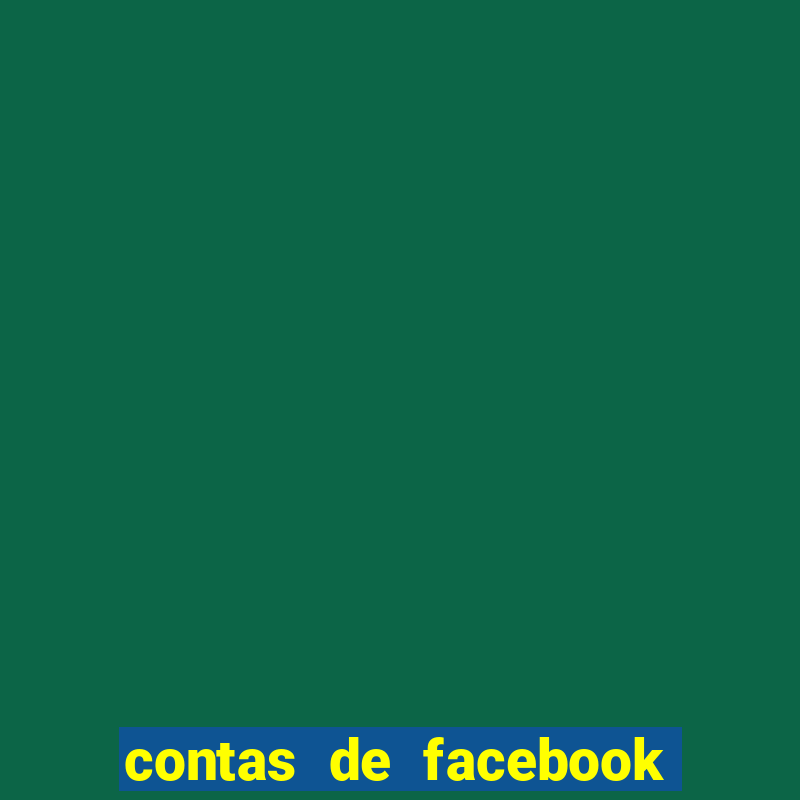 contas de facebook abandonadas com senha e email